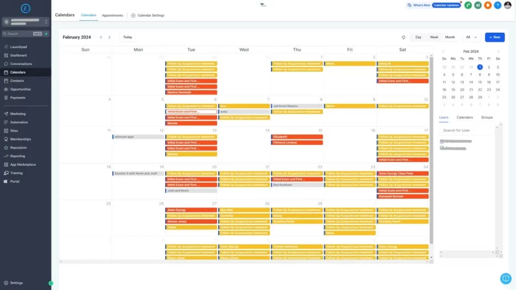 AxL System Calendar